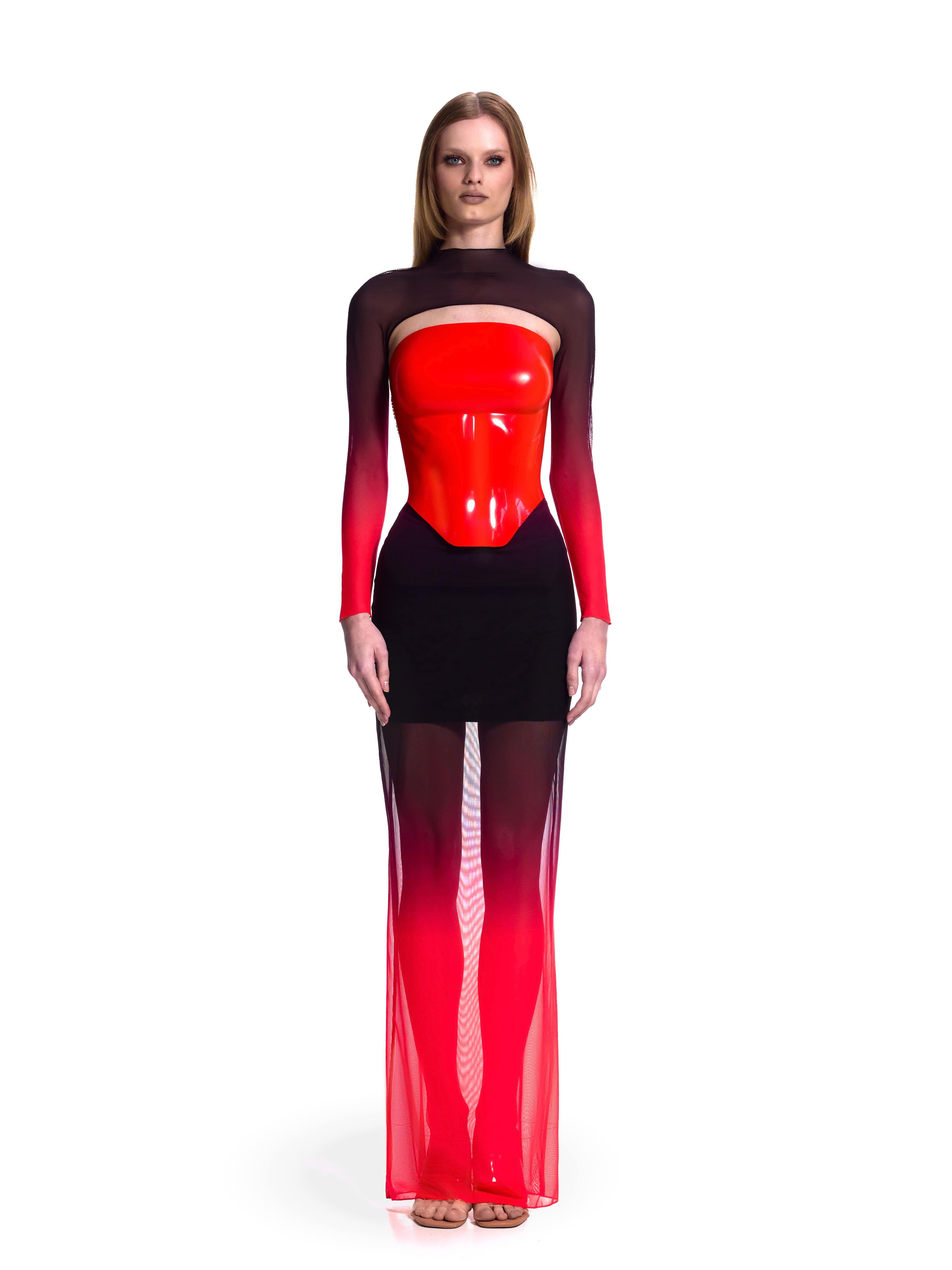 Gradient Mesh Set with Silicone Corset