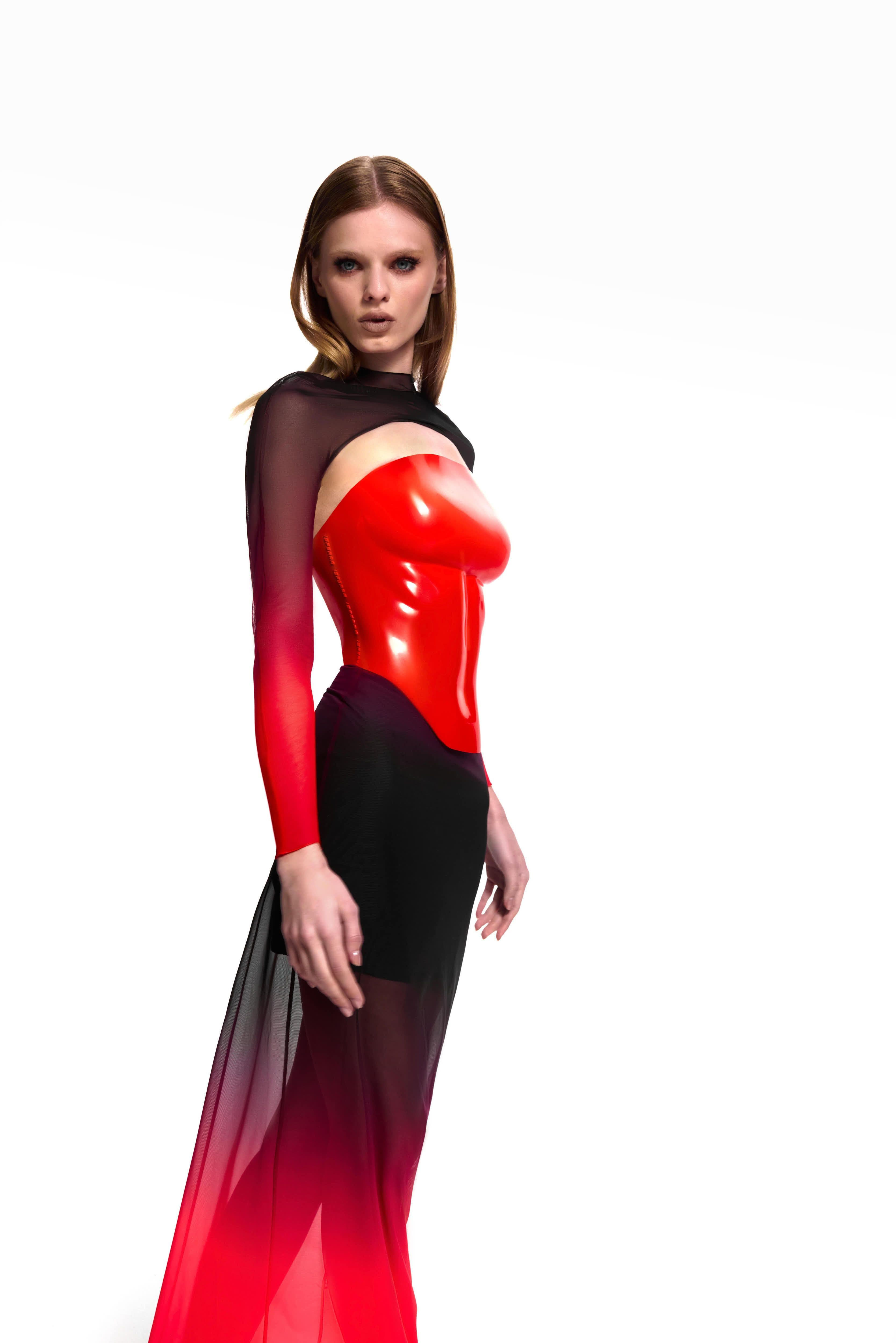 Gradient Mesh Set with Silicone Corset