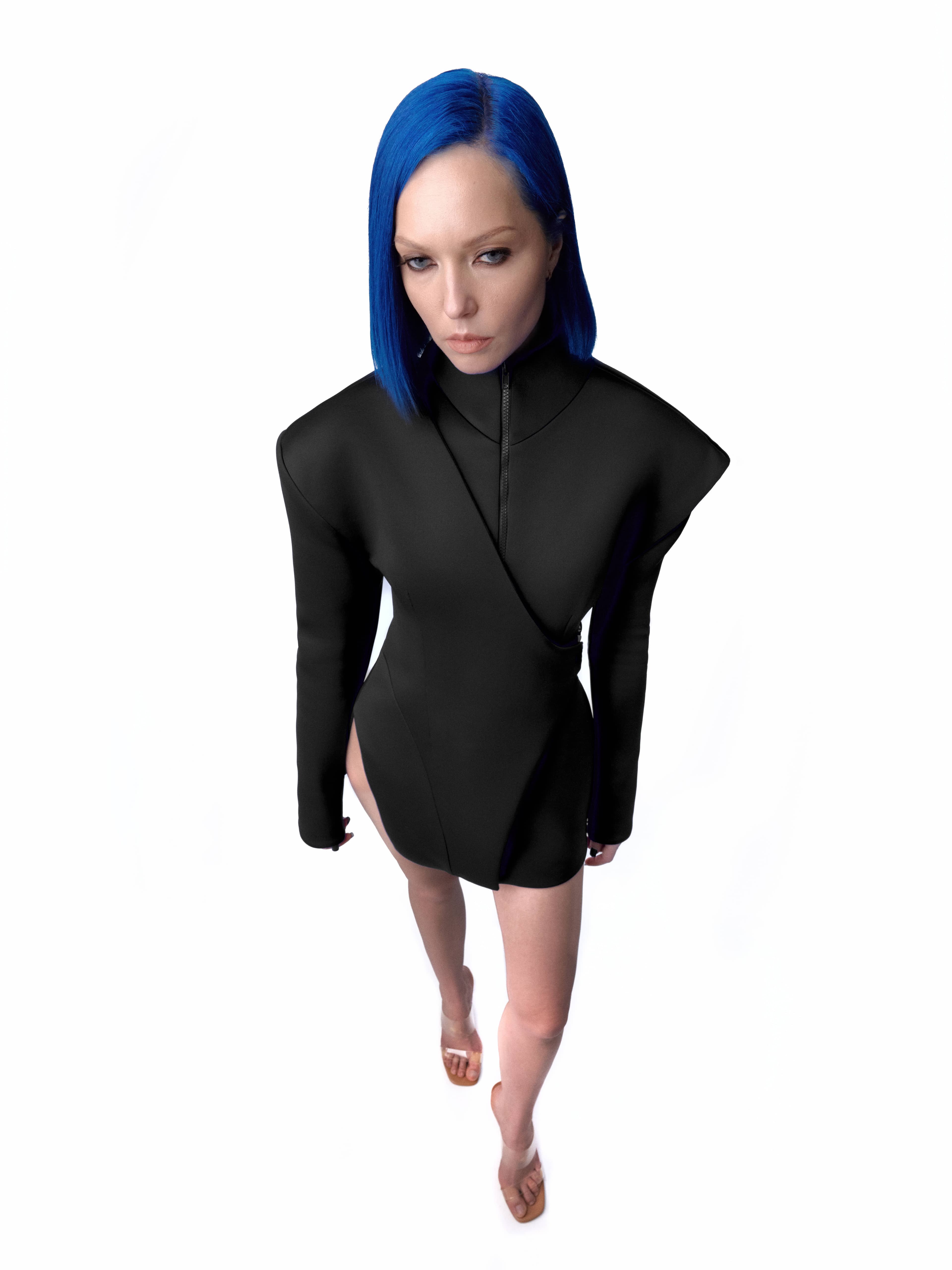 Asymmetric Wrap Jacket