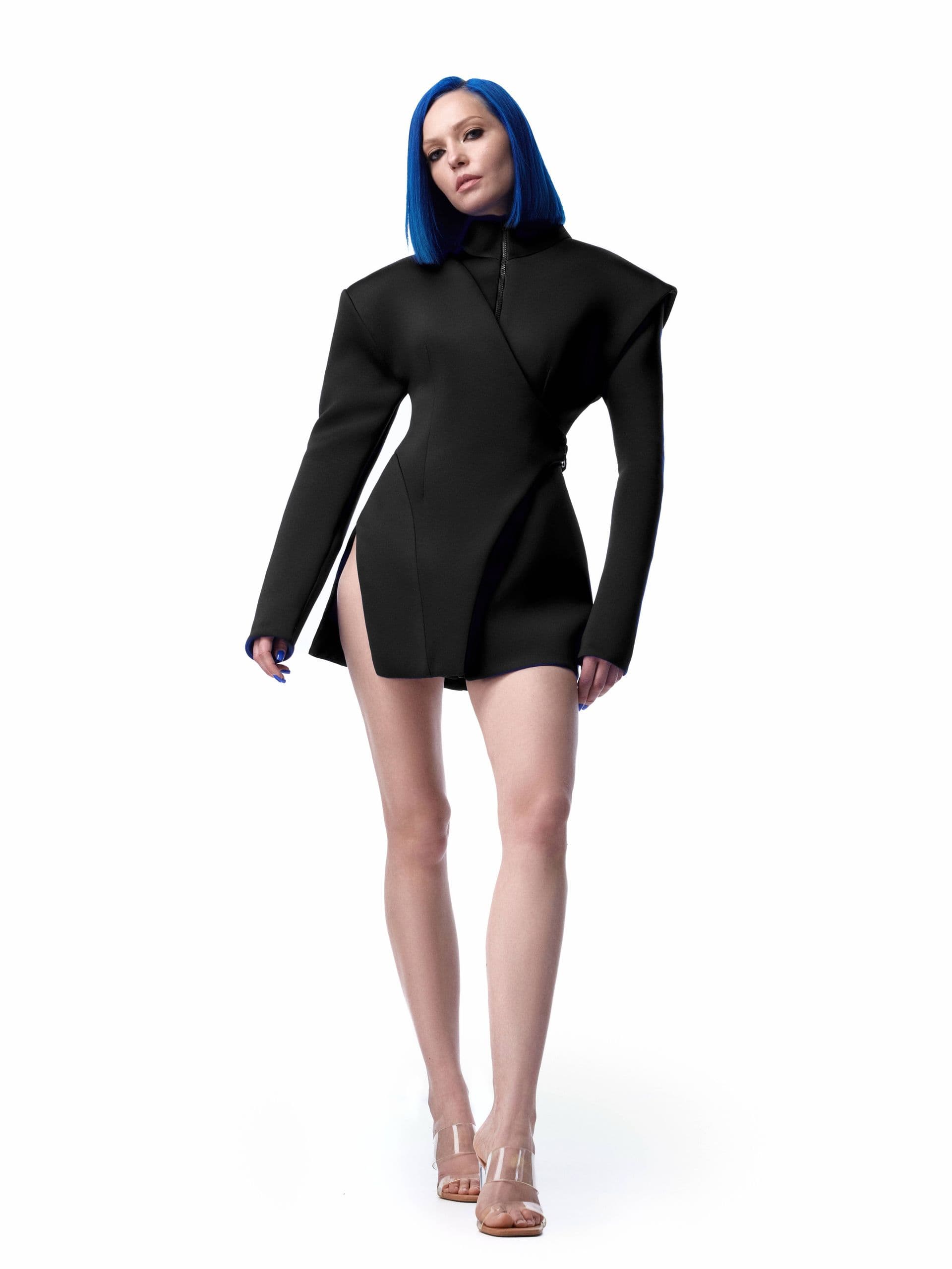 Asymmetric Wrap Jacket