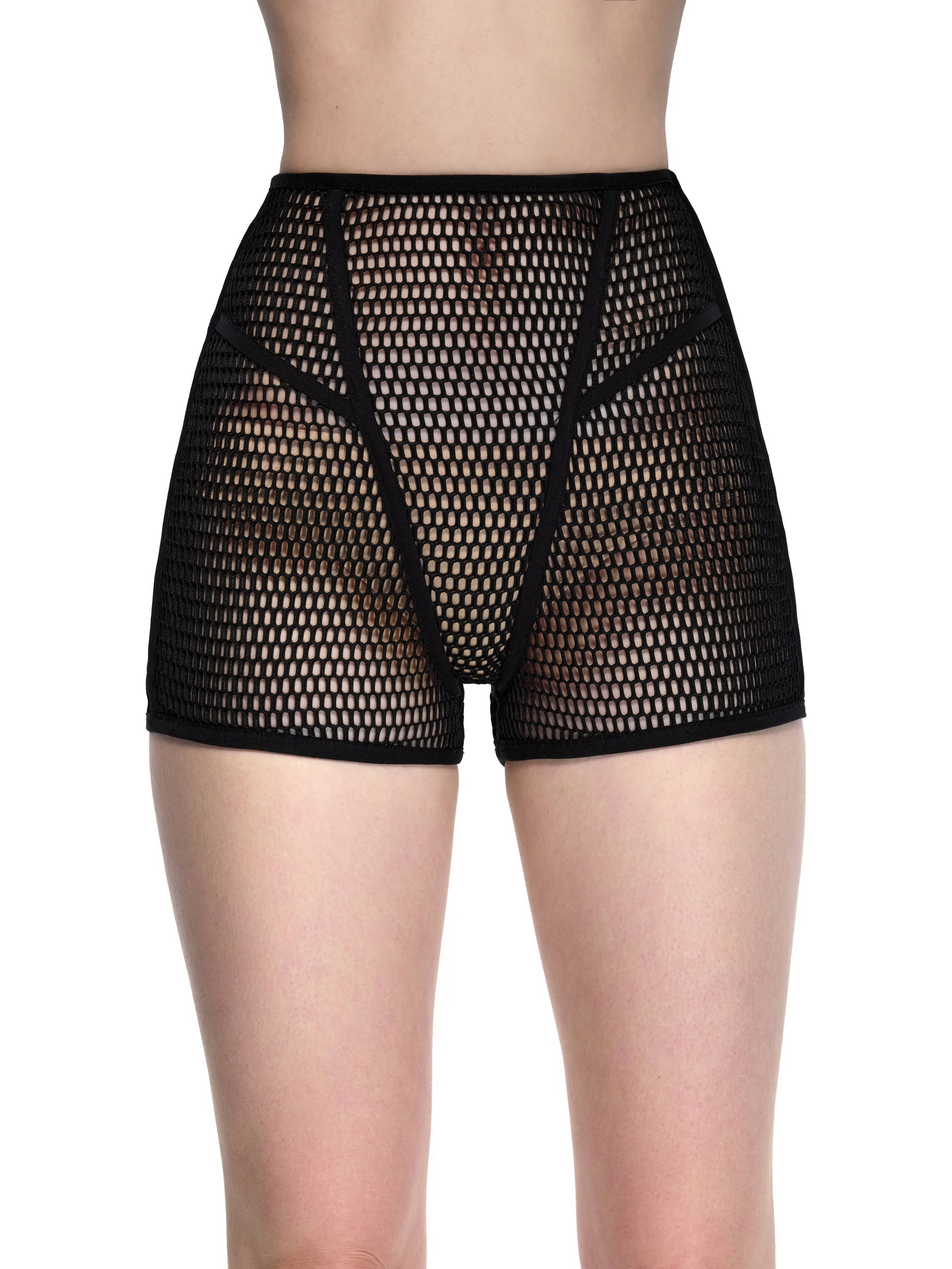 Cropped Mesh shorts