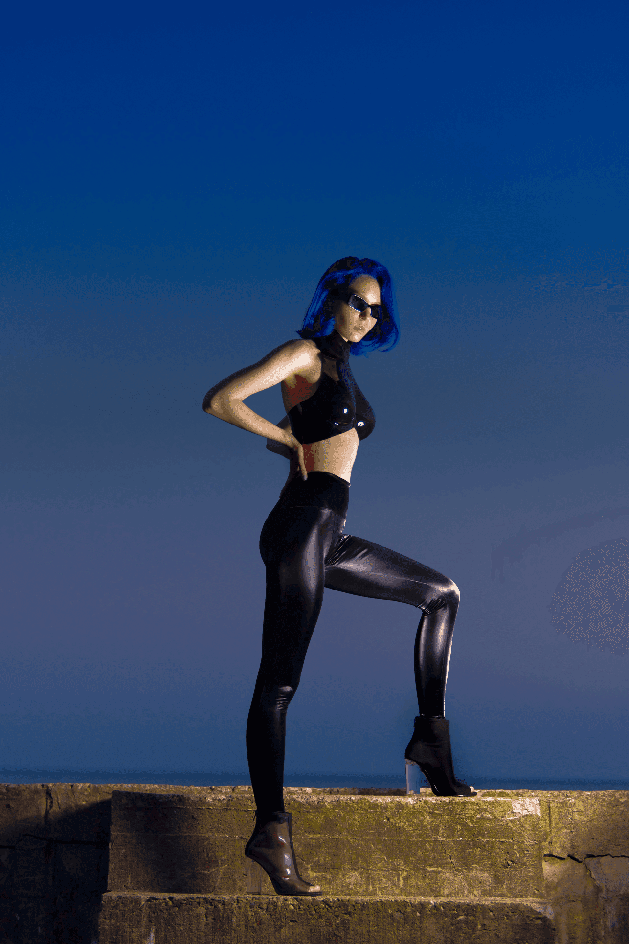 Silicone top without shoulders