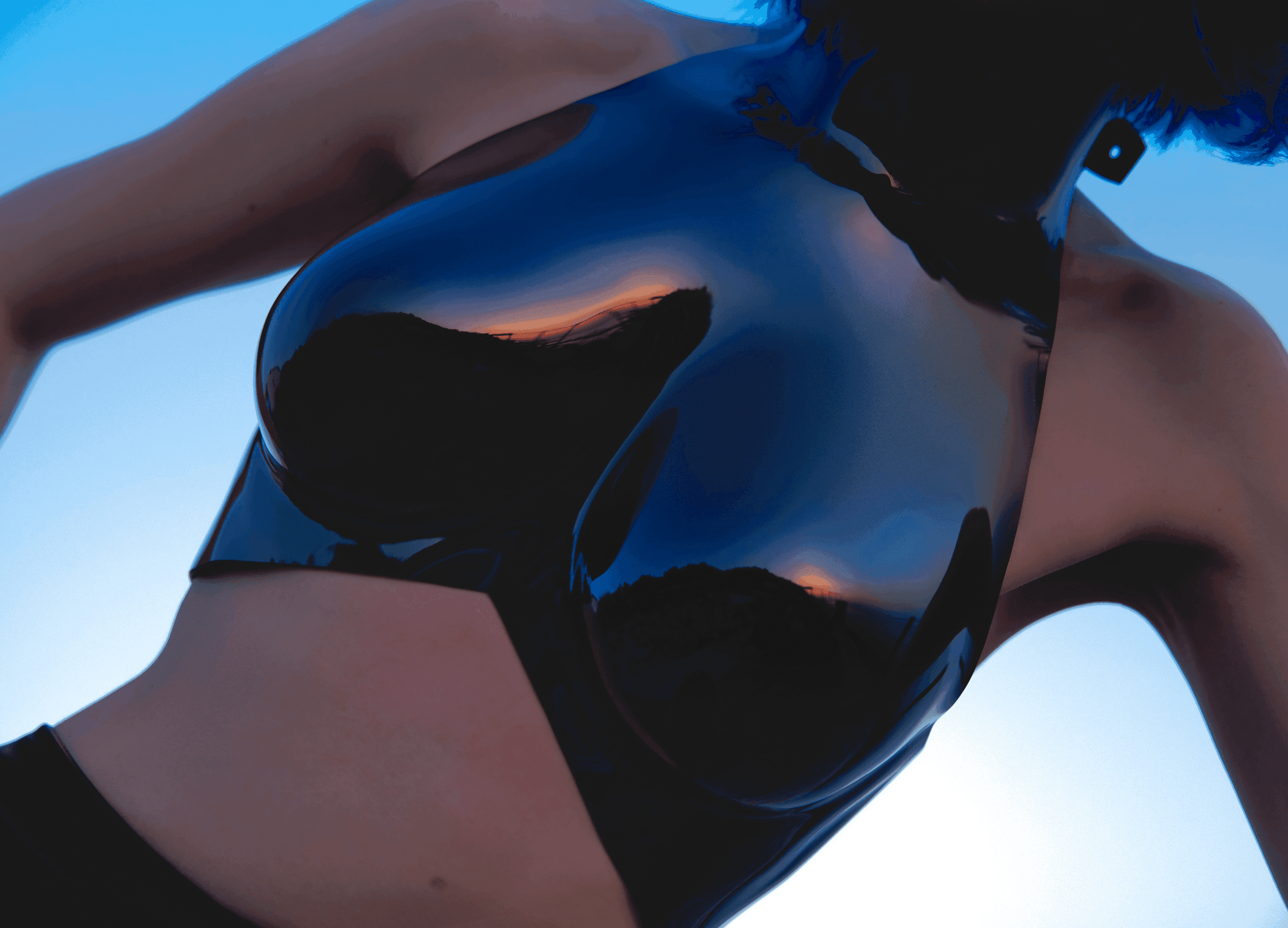 Silicone top without shoulders