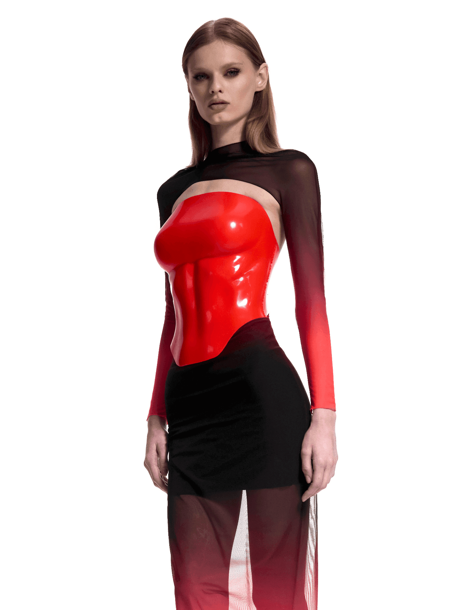 Silicone Corset with Fused Bust