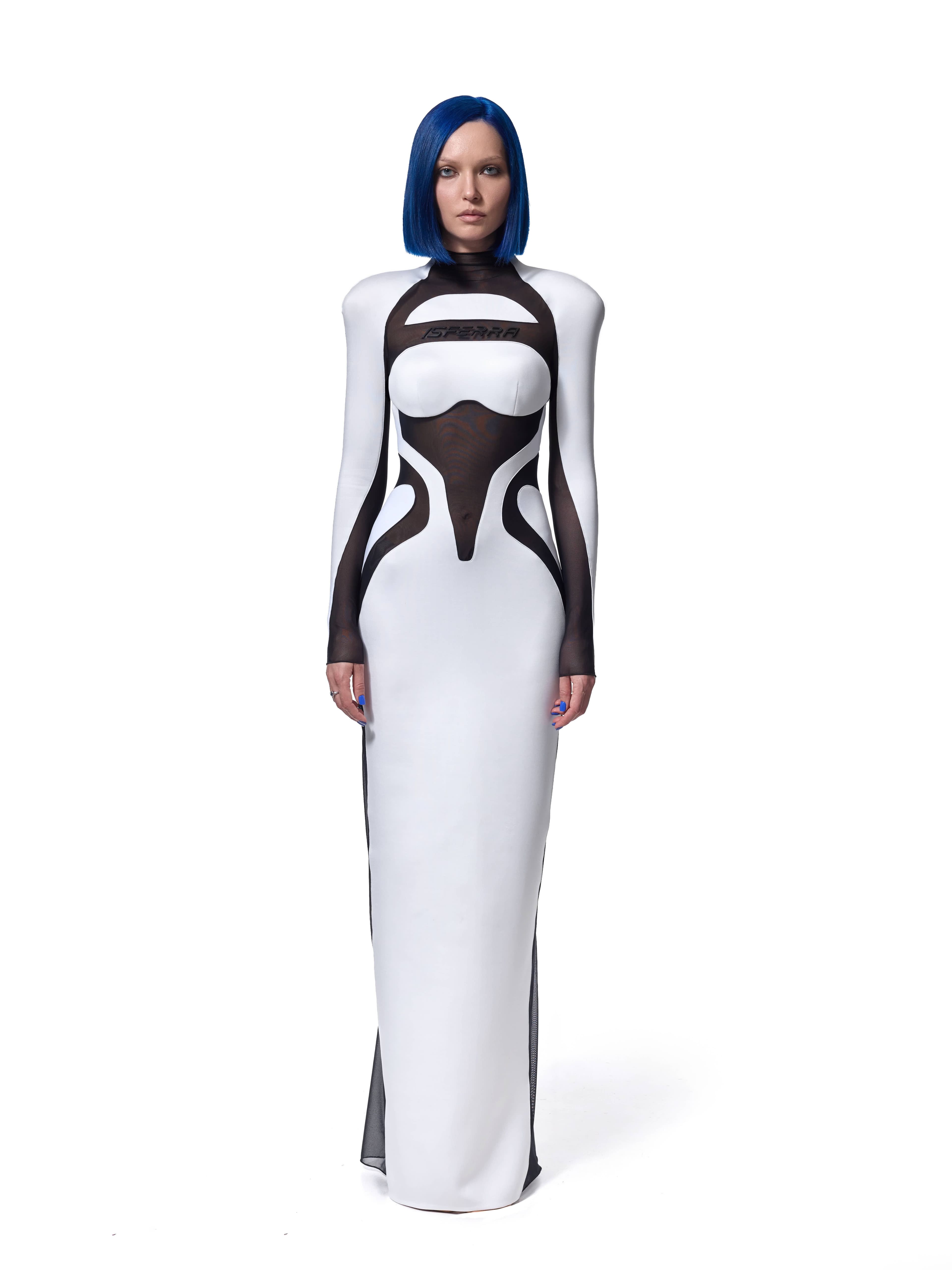 "Monochrome" Maxi Dress