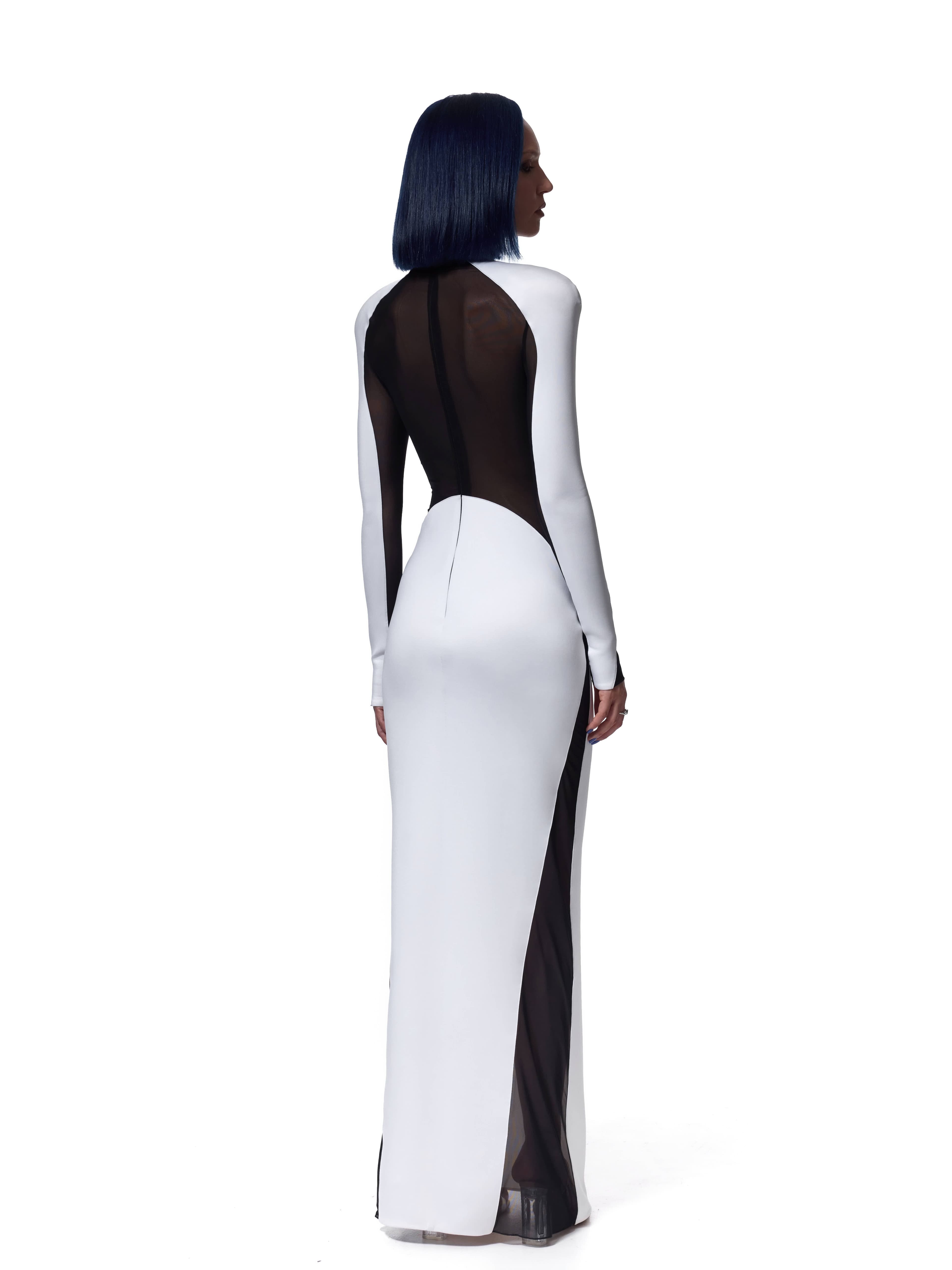 "Monochrome" Maxi Dress