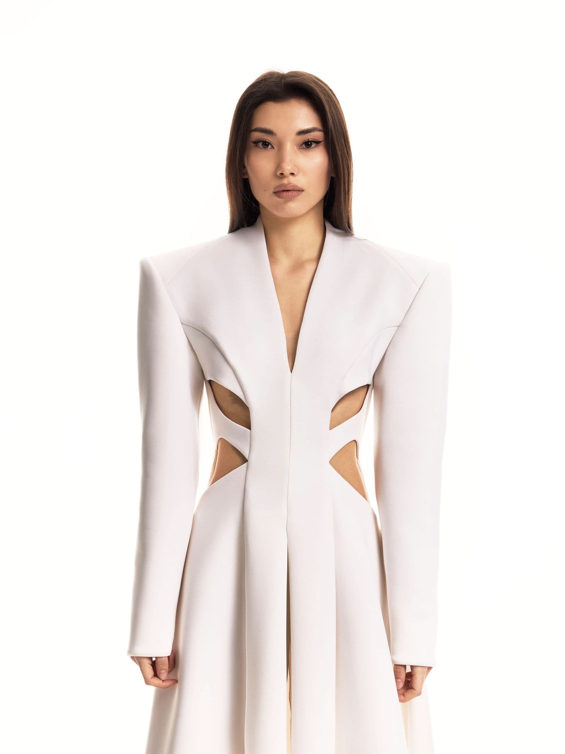 Cutout Waist Gown