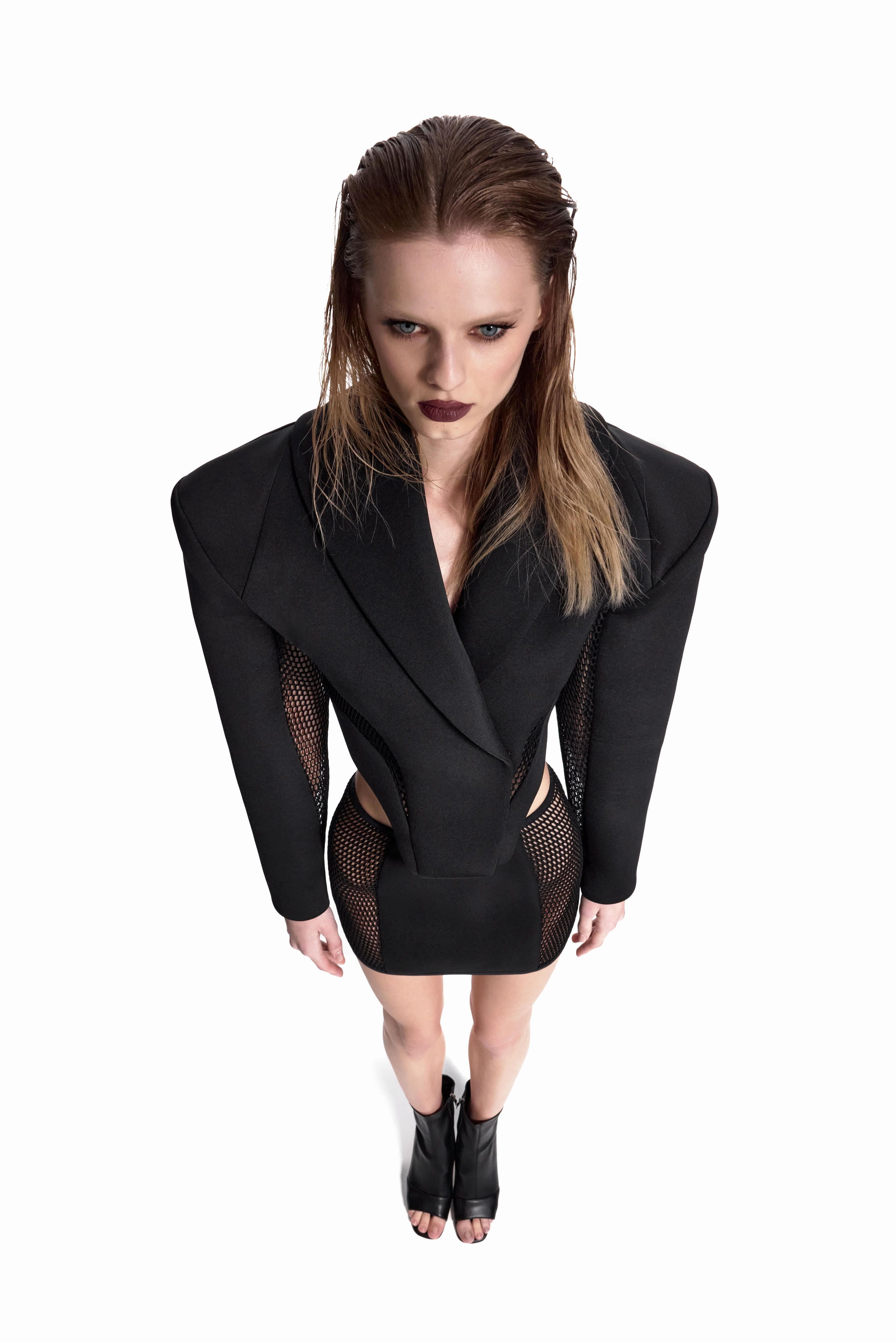Mesh Blazer