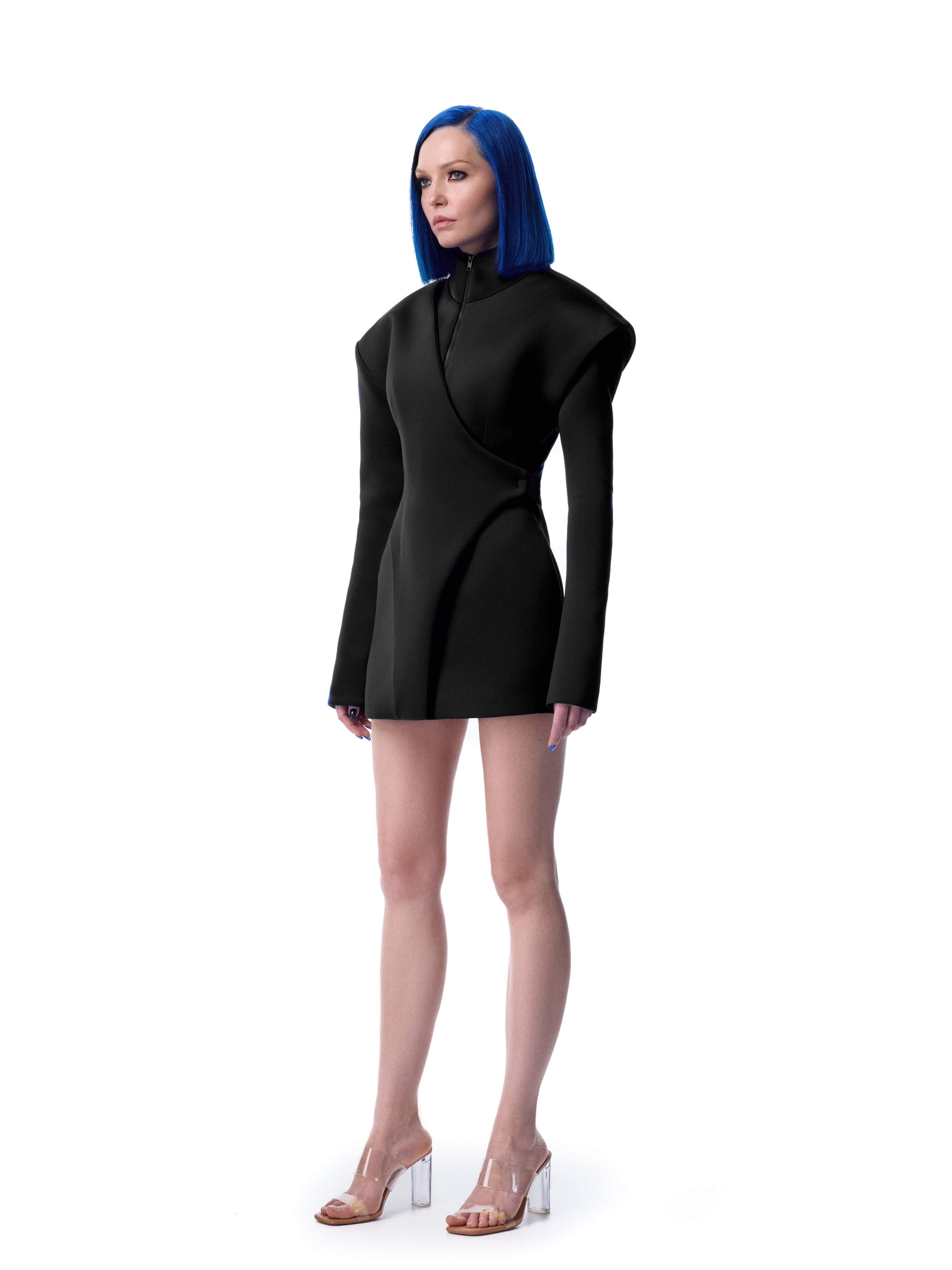 Asymmetric Wrap Jacket