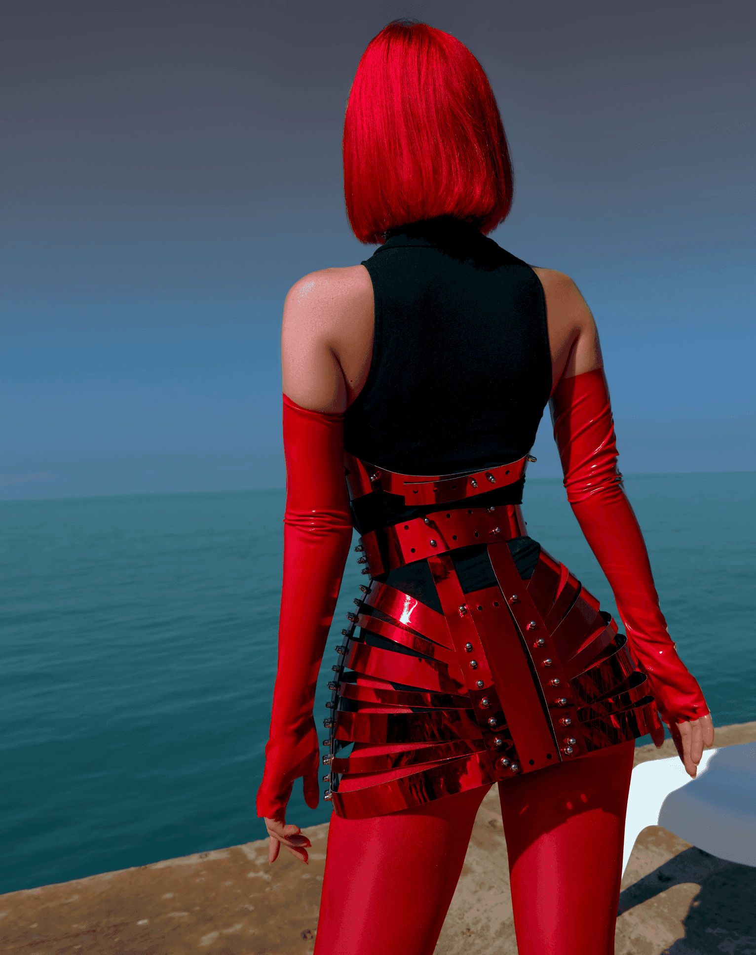 Scarlet Armor Skirt