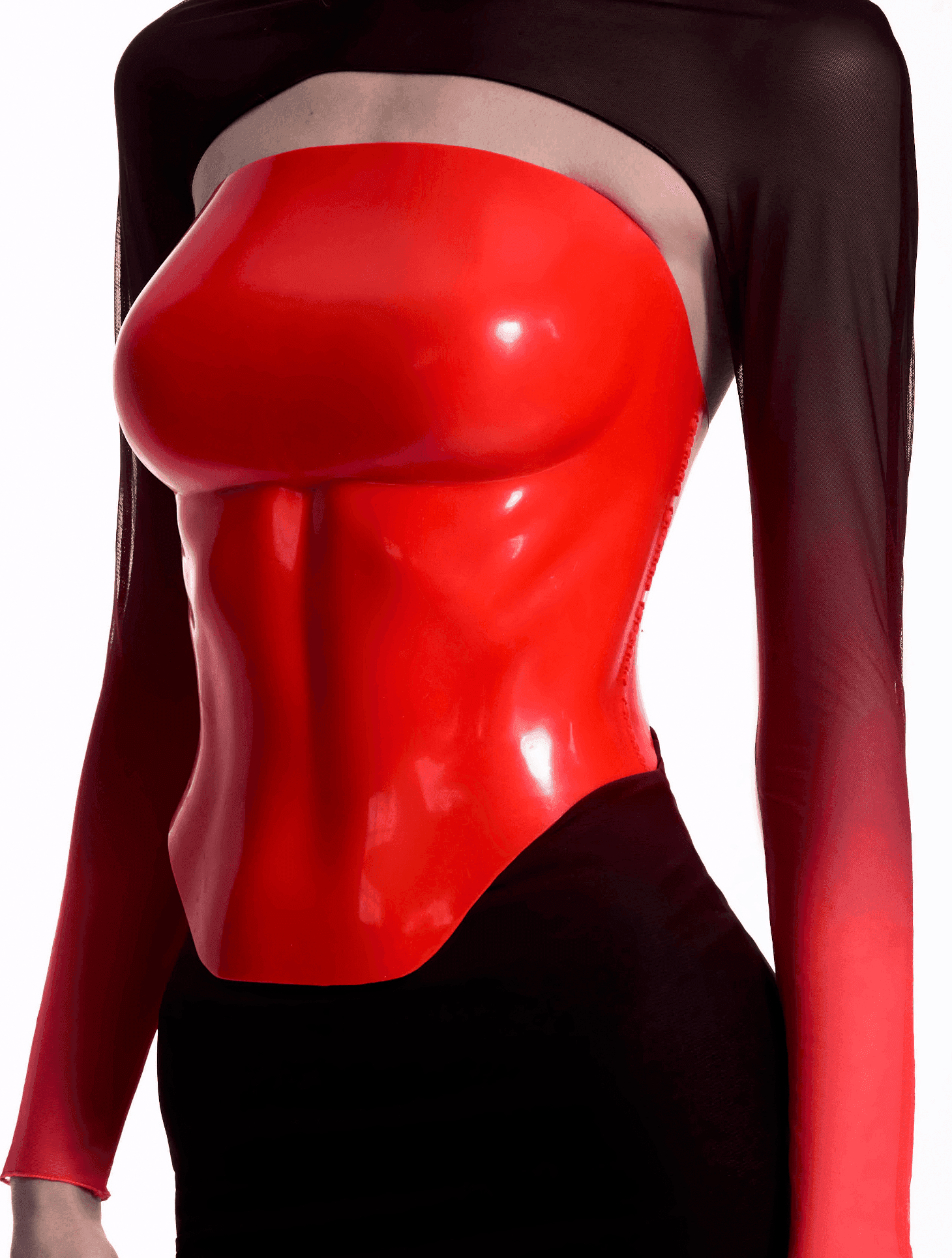 Silicone Top with Fused Bust